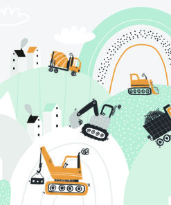 Fototapeta Stavební vozidla