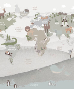 Fototapeta Mapa světa pro nejmenší