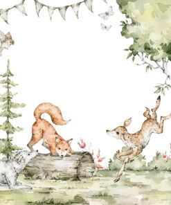 Fototapeta Lesní zábava