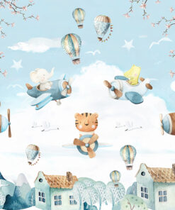 Fototapeta Přelet nad domy