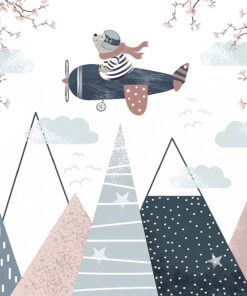 Fototapeta Medvídek v letadle