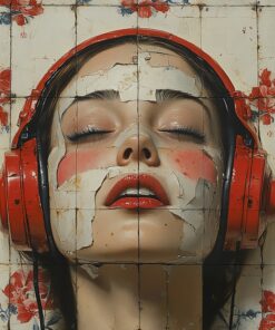 Fototapeta Hudební mozaikový sen