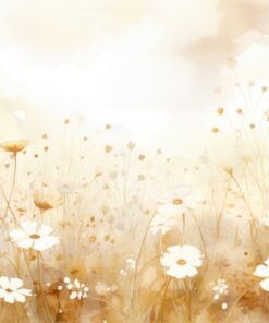 Fototapeta Louka ve zlaté záři