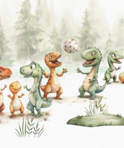 Fototapeta Dinoworld – Zápas mezi stromy