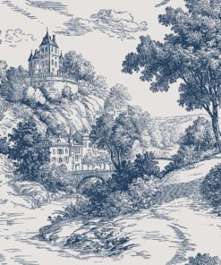 Fototapeta Krajina v modré