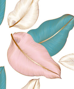 Fototapeta Zlaté listy fantazie