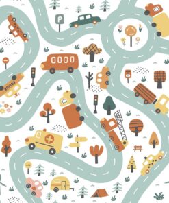 Fototapeta Město na kolech