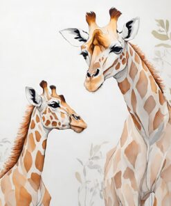 Fototapeta Rodina žiraf