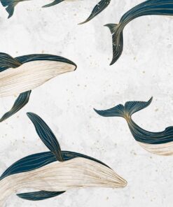 Fototapeta Škola velryb