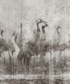 Fototapeta Jeřáby na betonu