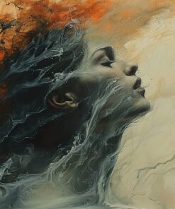 Fototapeta Ženský portrét v abstrakci