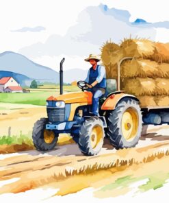 Fototapeta Slaměná stezka