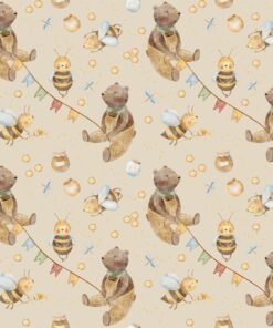 Fototapeta Medvěd a med