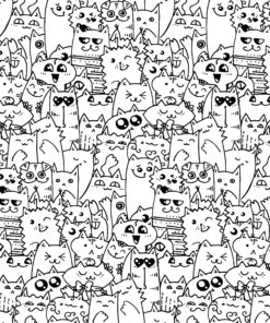 Fototapeta Kočičí dav