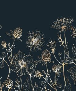 Fototapeta Květiny na tmavém pozadí