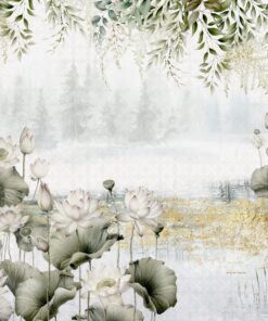 Fototapeta Lotosový rybník