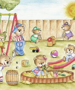 Fototapeta Hřiště s plyšovými medvídky