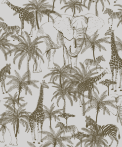 Fototapeta Zvířata pod palmami