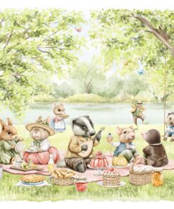 Fototapeta Lesní párty u jezera