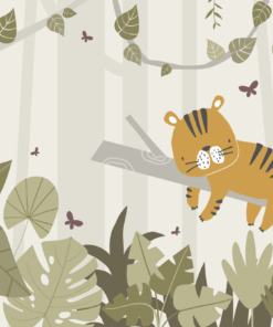 Fototapeta Malý tygr v zeleném lese