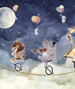 Fototapeta Cirkusová noc nad mraky