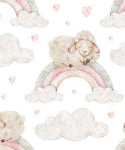 Fototapeta Jehňata v oblacích