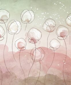 Fototapeta Květiny v plynulých liniích