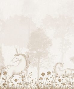 Fototapeta Tajemný les jednorožců