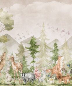 Fototapeta Přátelé ze zeleného lesa