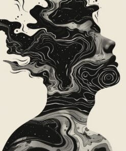 Fototapeta Astrální profil