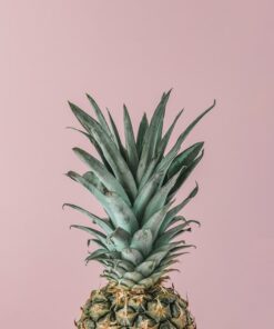 Fototapeta Ananas na růžovém pozadí