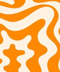 Fototapeta Oranžová abstrakce