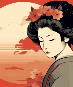 Fototapeta Japonská gejša