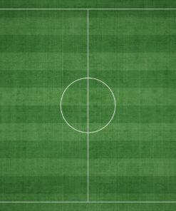 Fototapeta Zelené fotbalové hřiště s čarami