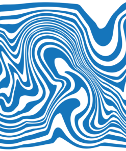 Fototapeta Modrý abstraktní pop-art